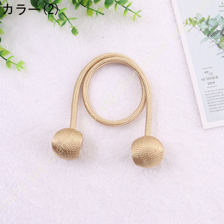 カーテンタッセル 北欧 2個セット マグネット 磁石 ふさかけ 留め具 アクセサリー ホルダー インテリア シンプル ドレープ 雑貨 おしゃれ カーテン 留め |  | 02