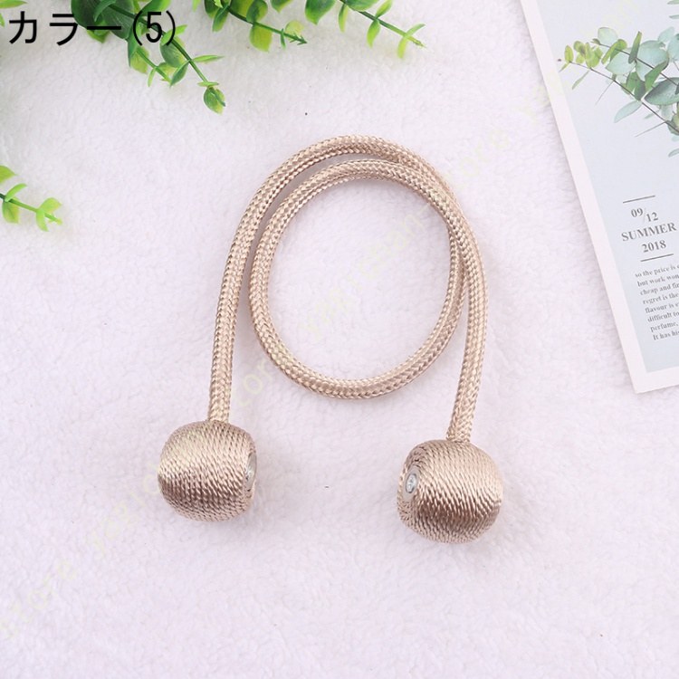 カーテンタッセル 北欧 2個セット マグネット 磁石 ふさかけ 留め具 アクセサリー ホルダー インテリア シンプル ドレープ 雑貨 おしゃれ カーテン 留め |  | 05