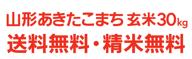 新米】【送料無料・精米無料】令和4年産 山形県産 あきたこまち 玄米30kg【沖縄・離島別途2000円加算】 :bar001:山形のお米と果物販売の矢萩商店  - 通販 - Yahoo!ショッピング