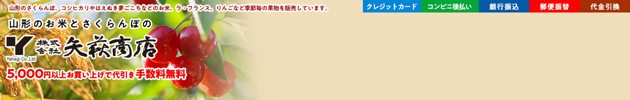 山形のお米とさくらんぼの激安通販サイト