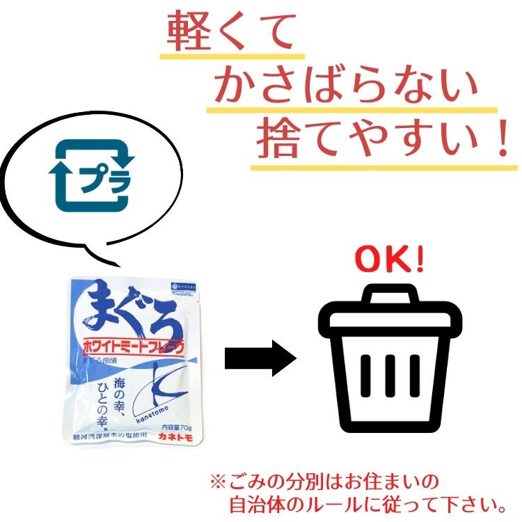 捨てやすいレトルトパウチ