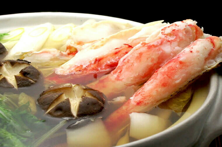 タラバお鍋たらばがに　焼津屋厳選　自然解凍で失敗知らず！　美味しいタラバガニをご自宅へお届けします半分殻付き　タラバガニ　大切な人へのギフト　贈答品　ギフト対応　無料のし作成　解凍方法のしおり付き　美味しい食べ方