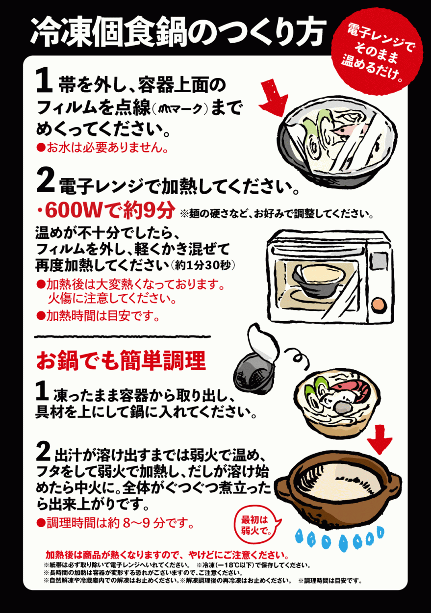 冷凍庫職鍋の作り方
