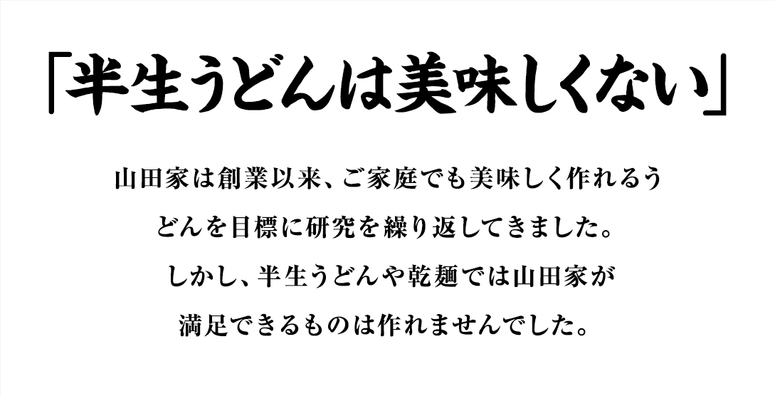 山田家の半生讃岐うどん