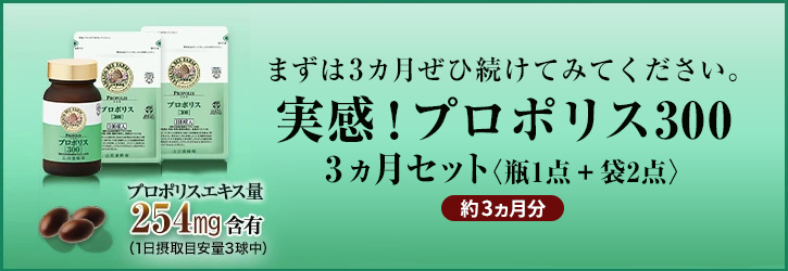 山田養蜂場 送料無料 プロポリス300 100球袋入 プロポリス 健康食品