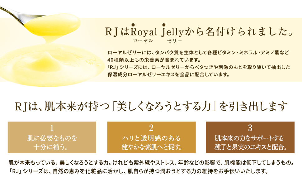 山田養蜂場 送料無料 RJ 3点セット Sタイプ(乾性肌） 母の日