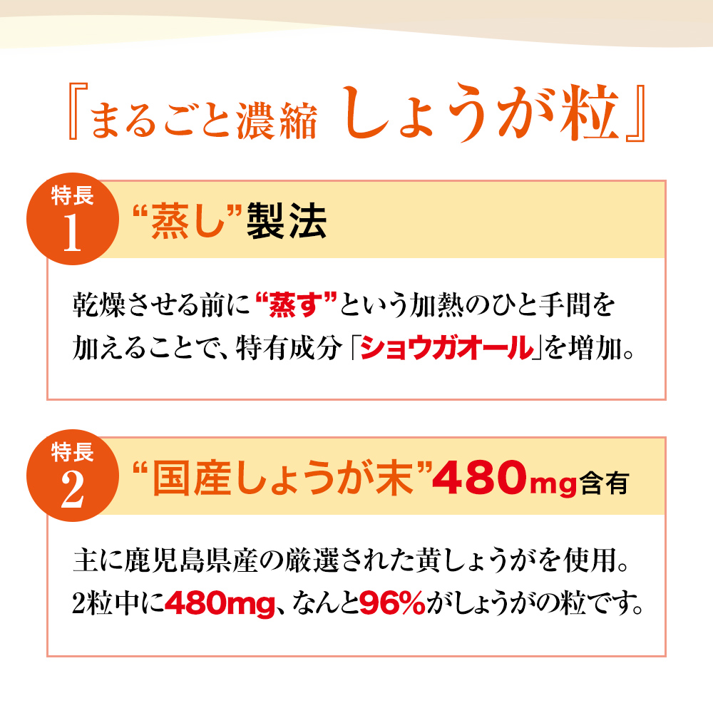 山田養蜂場 まるごと濃縮しょうが粒 60粒袋入 健康食品 サプリ 母の日