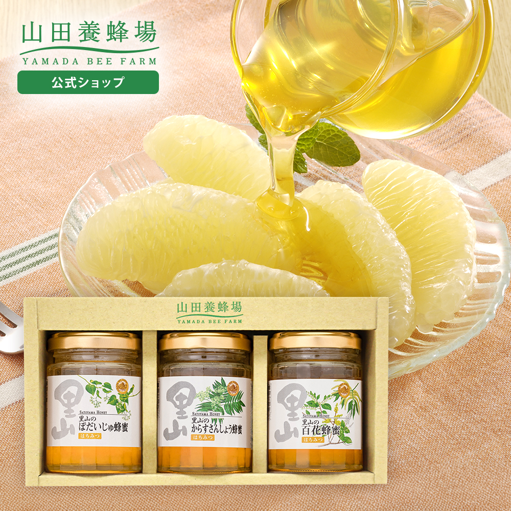 山田養蜂場 里山のからすさんしょう蜂蜜 国産300gプラ容器入 はちみつ