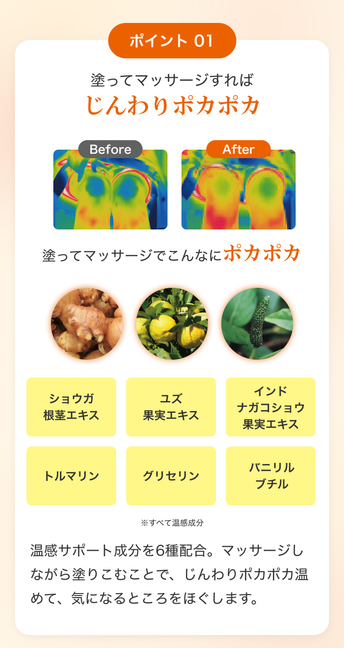 ポカポカ間接ケア