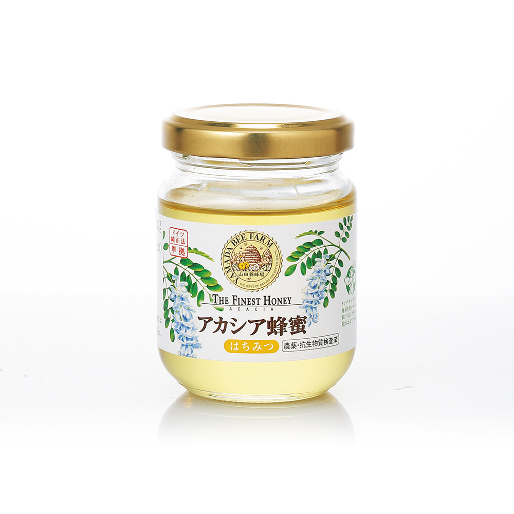 【ぱーる。】 国産蜂蜜 アカシア蜜 1000g 2本/100g 6本 山田養蜂場 アカシア蜂蜜(ルーマニア産) 100gビン入 グリホサート検査