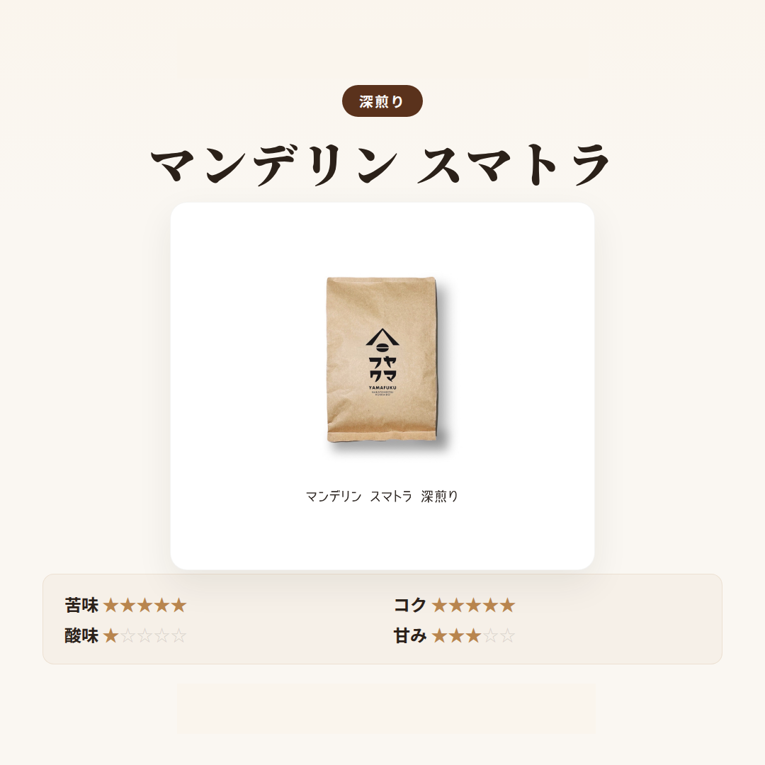 マンデリン スマトラ