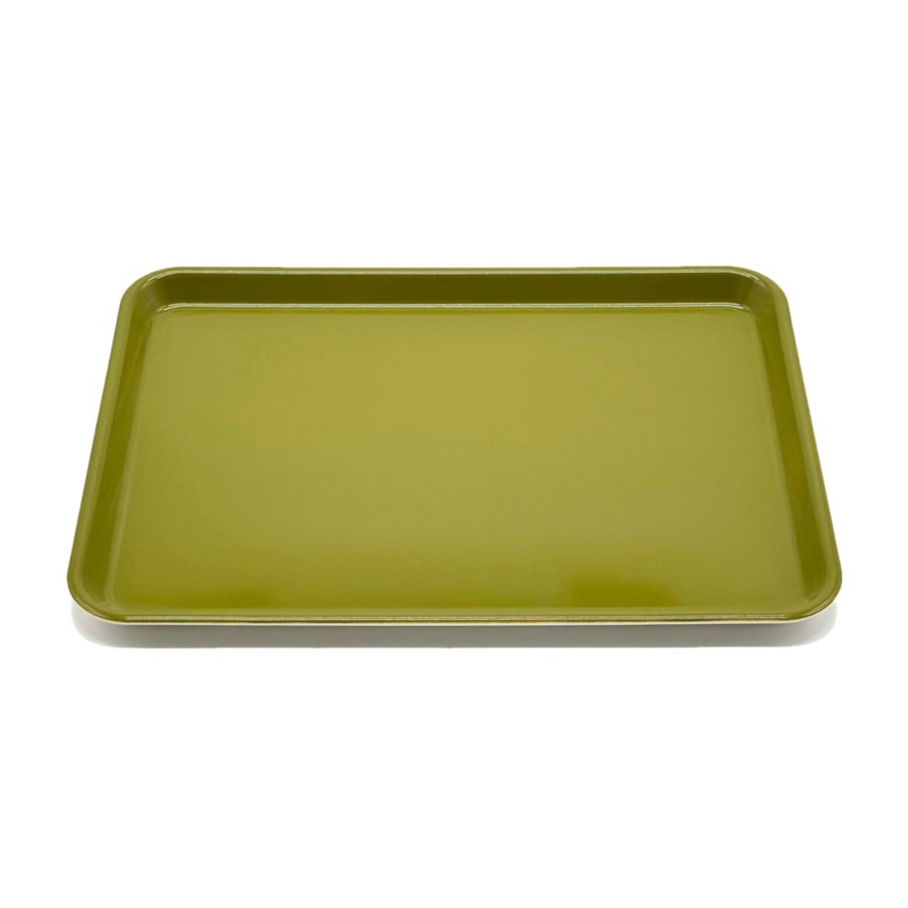 オリーブグリーン三段トレイ NICO トレー お盆 食洗機対応 電子レンジ トレイ 33cm tray 全10色 赤