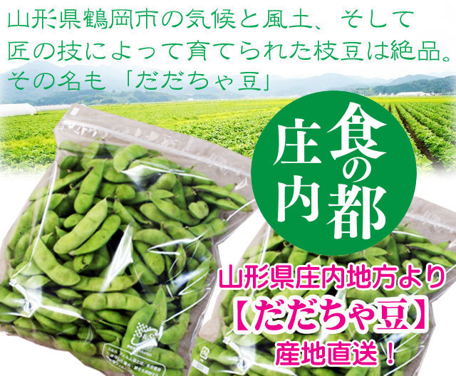 だだちゃ豆　だだ茶豆　枝豆