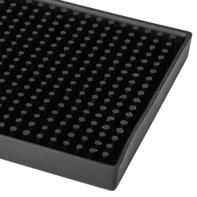 バーマット Sサイズ 230mm 黒 ラバー バーカウンター グラス置き