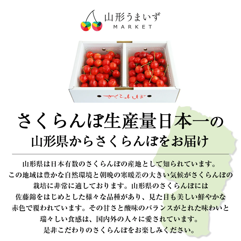 山形県産さくらんぼ1kgラッキーくじ