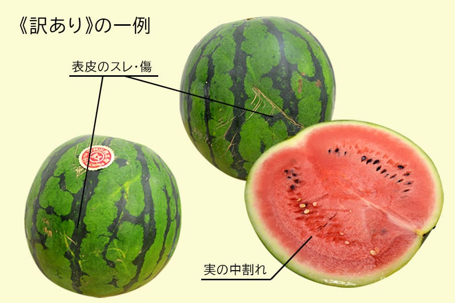 《訳あり》山形のすいか羅皇(らおう)