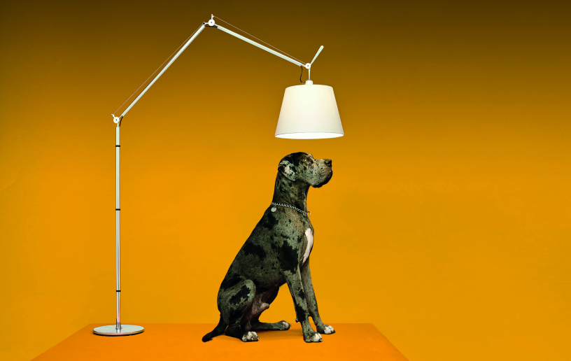 Artemide トロメオ Tolomeo Mega Floor パーチメント紙 Artemide