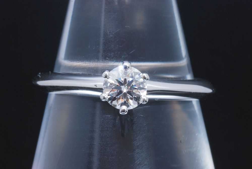 TIFFANY&Co.（ティファニー） ソリティア ダイヤモンド リング PT950