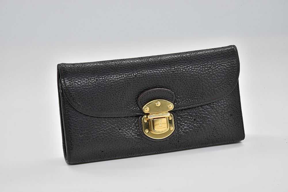 ルイヴィトン マヒナ ポルトフォイユ アメリア ブラック 長財布 M95549 LOUIS VUITTON（ルイ・ヴィトン） ヴィトン マヒナ ポルトフォイユ