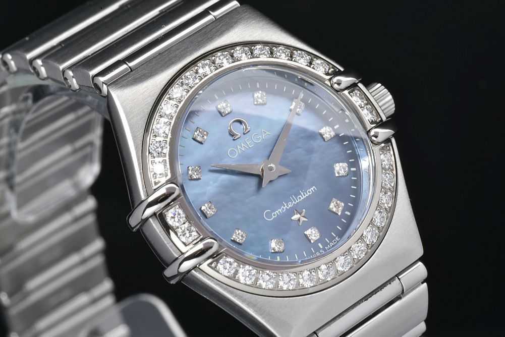 OMEGA（オメガ） コンステレーション ミニ ダイヤベゼル レディース SS