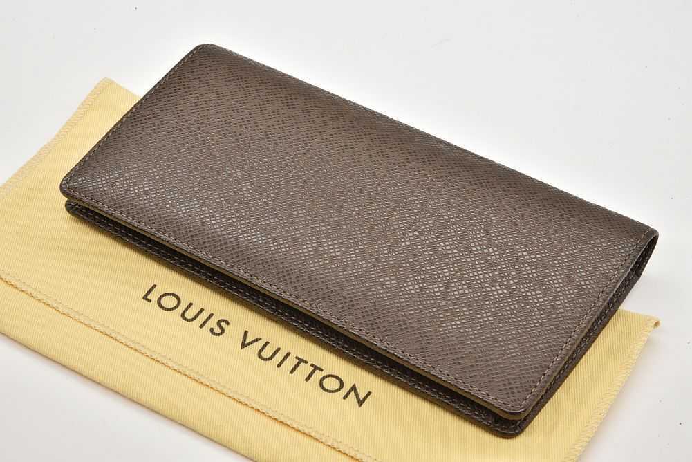 【美品】ルイヴィトン タイガ ポルトフォイユ ブラザ グリズリ 長財布 茶 18053_1.jpg