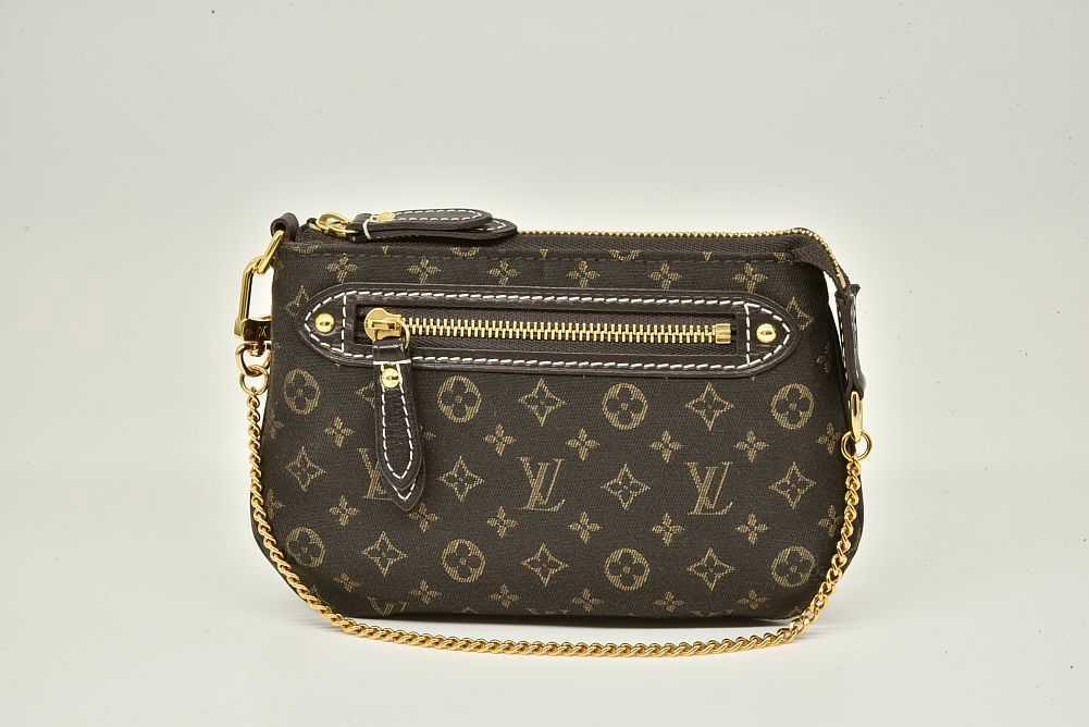 【美品】LOUIS VUITTON ミニポーチ モノグラム ミニラン エベヌ LOUIS VUITTON ヴィトン モノグラム ミニラン ミニ ポシェット