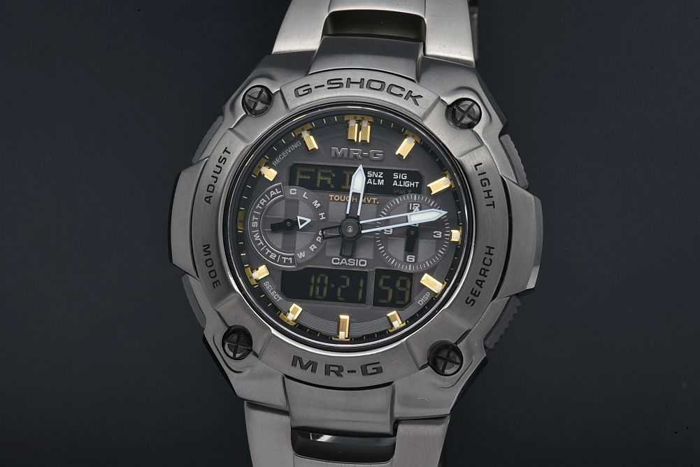 MR-G カシオ MRG-7700B-1AJF Gショック メンズ チタン ソーラー電波
