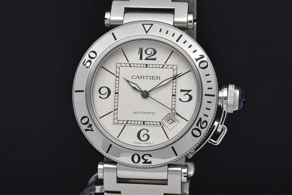 PASHA DE CARTIER カルティエ W31080M7 パシャ シータイマー メンズ SS