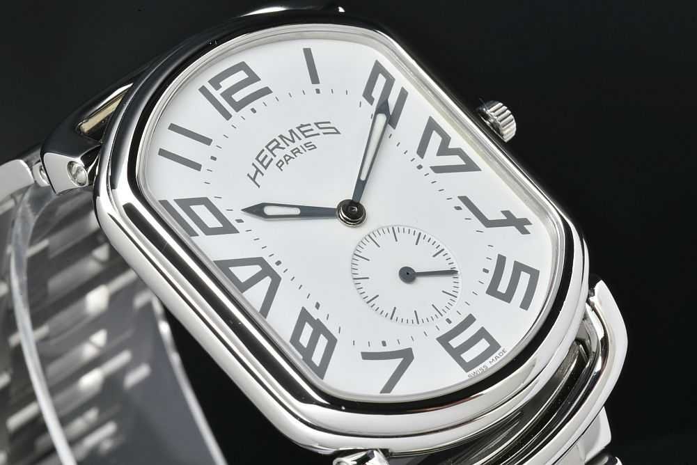 人気海外ブランドアイテム｜ファッション通販 エルメス HERMES RA1.810 SS メンズ スモールセコンド ラリー 時計