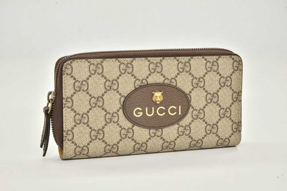 美品✨現行品　グッチ 長財布 ネオヴィンテージ ジップアラウンドウォレット GUCCI 長財布 ネオヴィンテージ GGスプリーム ジップアラウンドウォレット