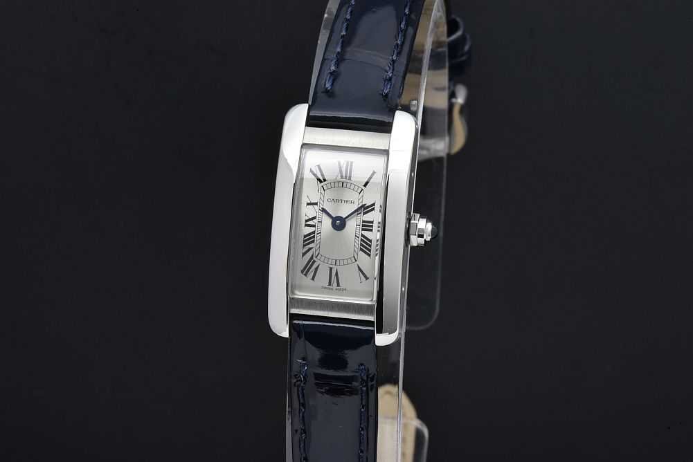 カルティエ Cartier タンクアメリカン ミニ WSTA0032 レディース 腕時計 シルバー 文字盤 クォーツ ウォッチ Tank American mini VLP 90225731 TANK（Cartier） カルティエ WSTA0032 タンクアメリカン ミニモデル