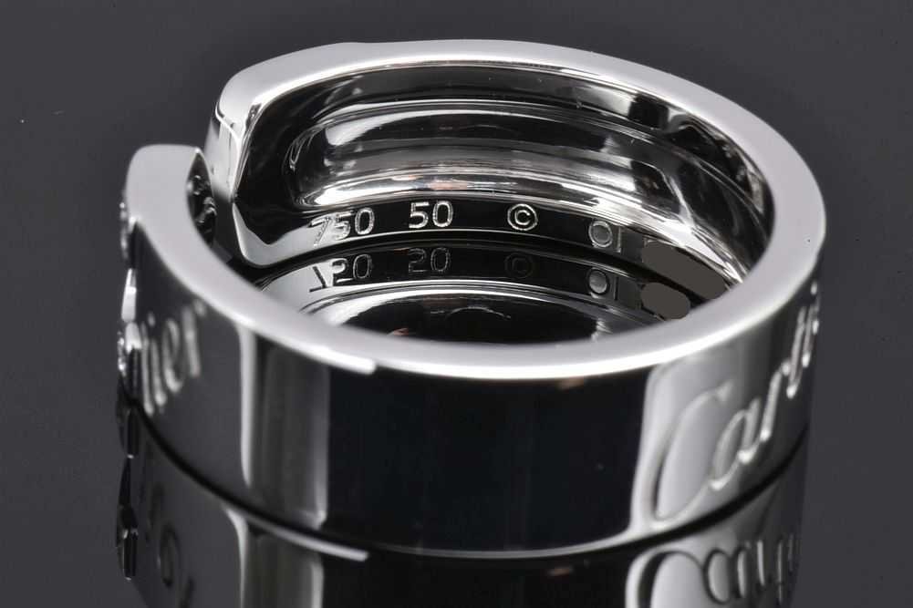 Cartier（カルティエ） C2リング SM 2Cリング ダイヤモンド K18WG #50 