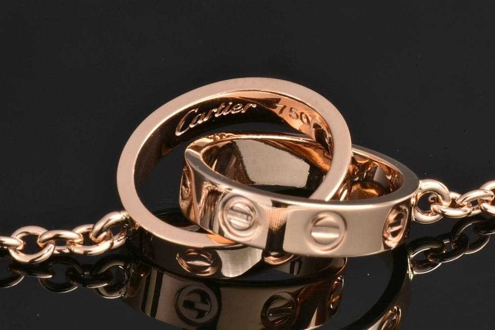 LOVE（Cartier） カルティエ ラブ ネックレス K18PG ピンク