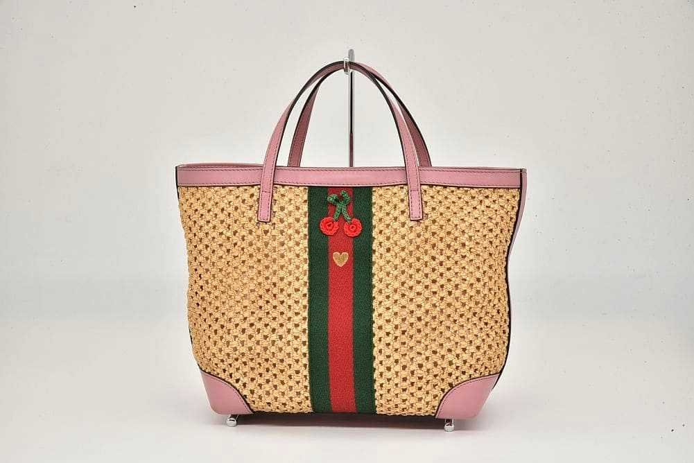 GUCCI グッチ チルドレンズ ハンドバッグ トートバッグ かご