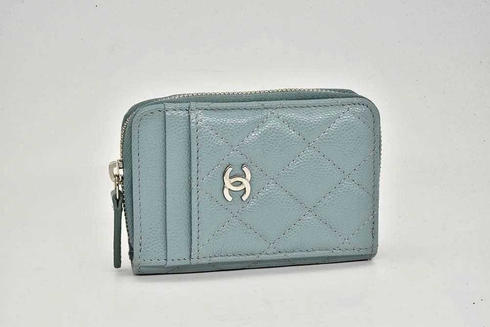 ◆CHANEL◆クラシックジップコインパース カーフスキン ブラック クラシック ジップ コインパース - グレインド カーフスキン