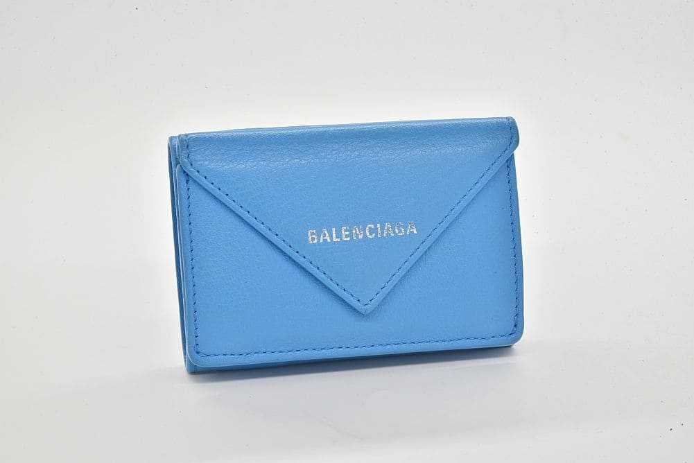 PAPIER（BALENCIAGA） バレンシアガ ペーパー ミニ ウォレット Wホック
