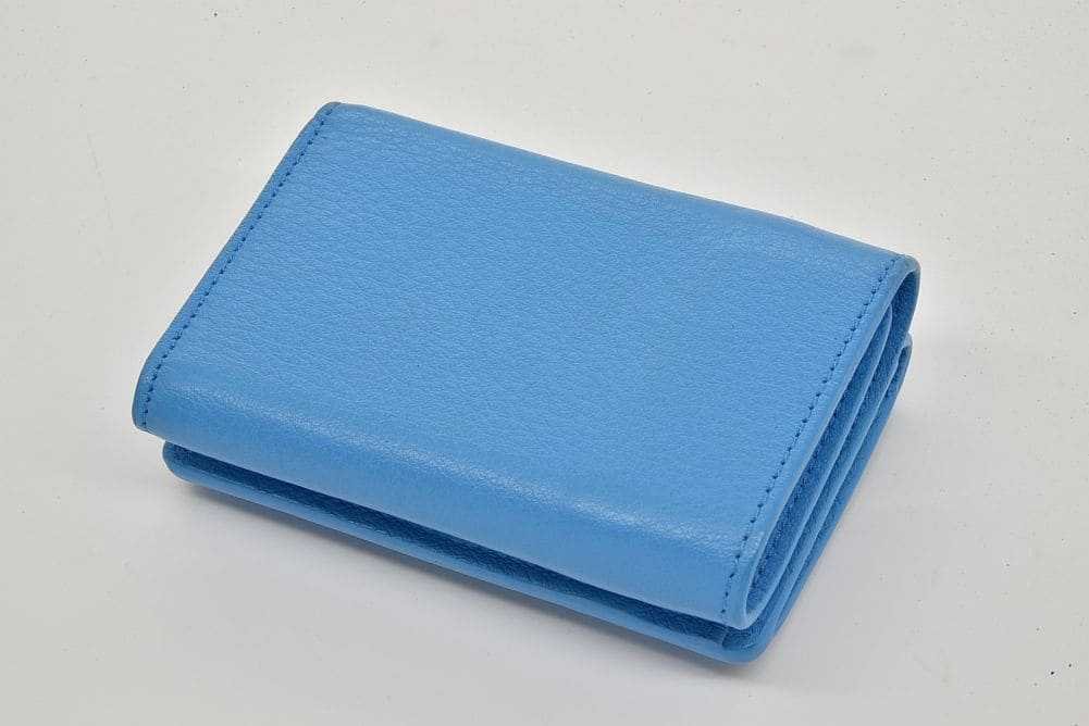 BALENCIAG 三つ折り財布　ペーパーミニウォレット　ネイビー BALENCIAGA（バレンシアガ） 財布 三つ折り ミニ財布 ディープブルー