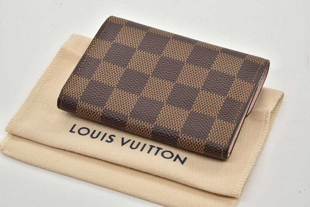 極美品 ルイヴィトン N64423 ポルトモネ ロザリ ダミエ エベヌ小銭入れ LOUIS VUITTON ヴィトン ダミエ ポルトモネ ロザリ 小銭入