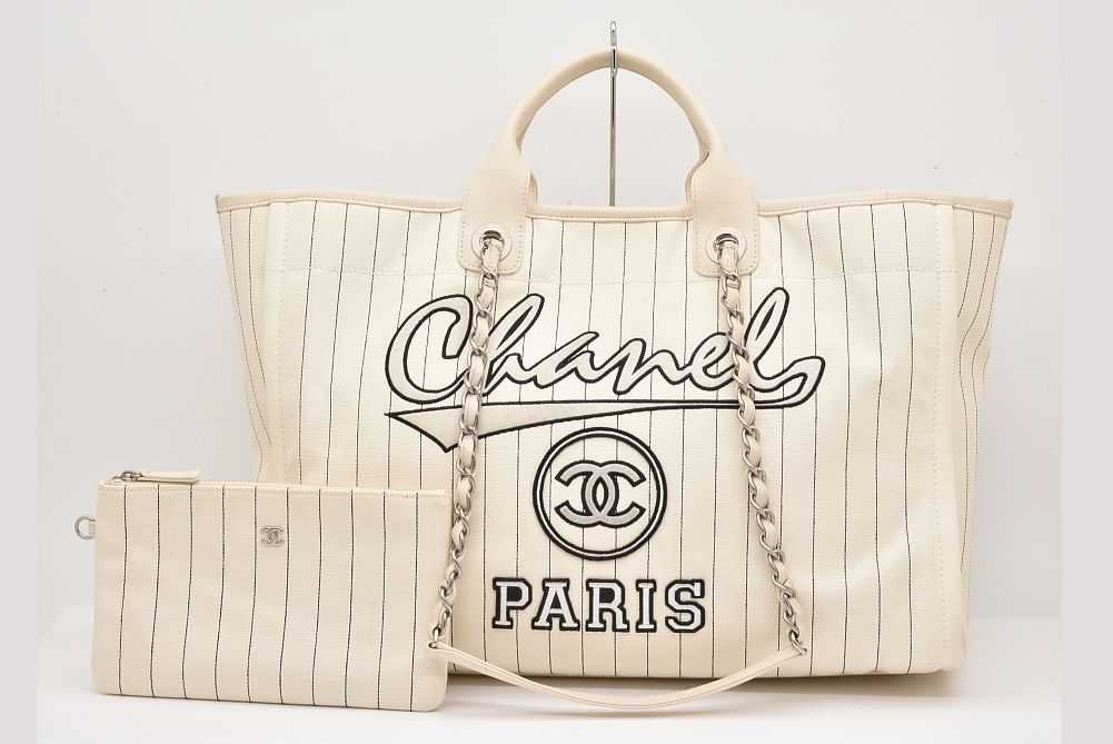 Deauville シャネル ドーヴィル チェーンショルダー トートバッグ