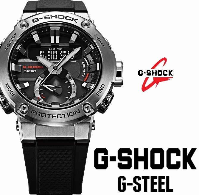 送料無料 カシオ Gショック CASIO G-SHOCK G-STEEL GST-B200-1A 多機能 