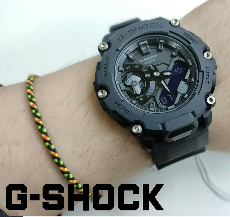 送料無料 CASIO カシオ G-SHOCK ジーショック メンズ アナログ‐デジタル クオーツ アウトドアスタイル おしゃれ ga-2200bb-1a