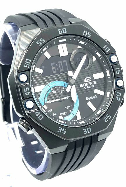 日本未発売 海外限定 カシオ エディフィス CASIO EDIFICE ECB-10PB-1A アナデジ アナログ デジタル ビジネス アナログ  デジタル Bluetooth スマホリン