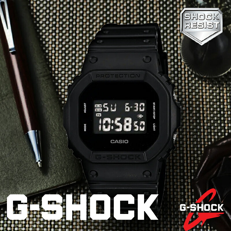 あす楽 カシオ CASIO G-SHOCK Gショック DW-5600BB-1 ミリタリーブラック メンズ 腕時計 ソリッドカラー アウトドア ビジネス 人気 ブランド スクエア 四角 20気圧防水 スポーツ アウトドア 軍 ランニング