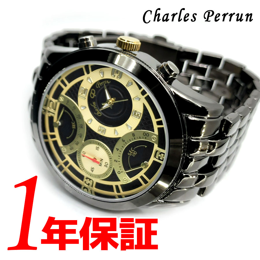 charles perrin シャルルペリン メンズ 腕時計 - 腕時計(アナログ)