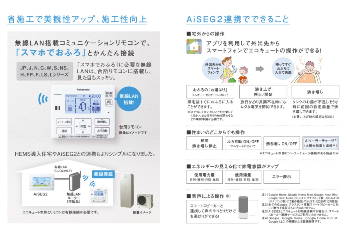 panasonic エコキュートNSシリーズ HE-NS37KQS 370L 新品 リモコン、端部カバー(3方向)付き 2022年製 1点限り・早い者勝ち! Panasonic エコキュートNSシリーズ370LフルオートHE-NS37KQS+