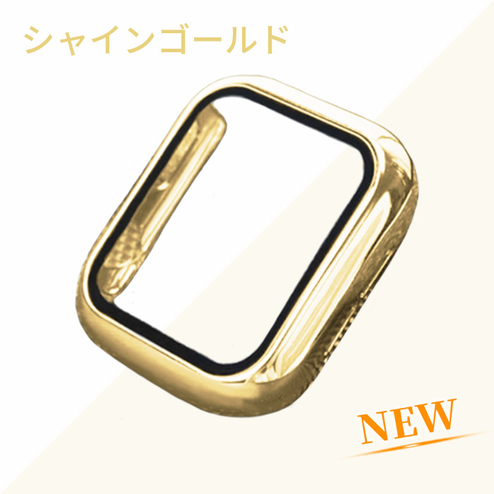 アップルウォッチ カバー ケース 45mm 44mm 40mm 41mm 8 se 7 9 apple watch se ゴールド 防水 9H 高級感｜yamakawa-shop｜14