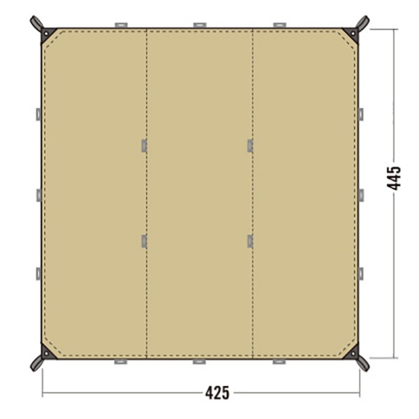 Tatonka タトンカ Tarp TC 445X425/コクーン 20 AT8001 大型シェルター