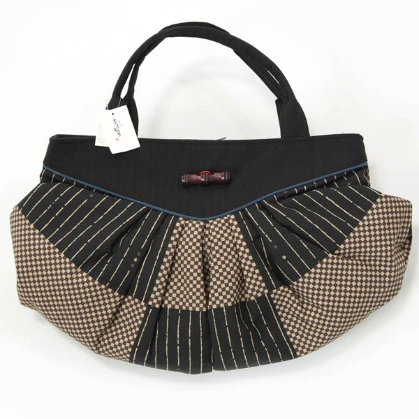 和装バッグ 岡重バッグ OKAJIMAバッグ 正絹 友禅 手描き 手作り