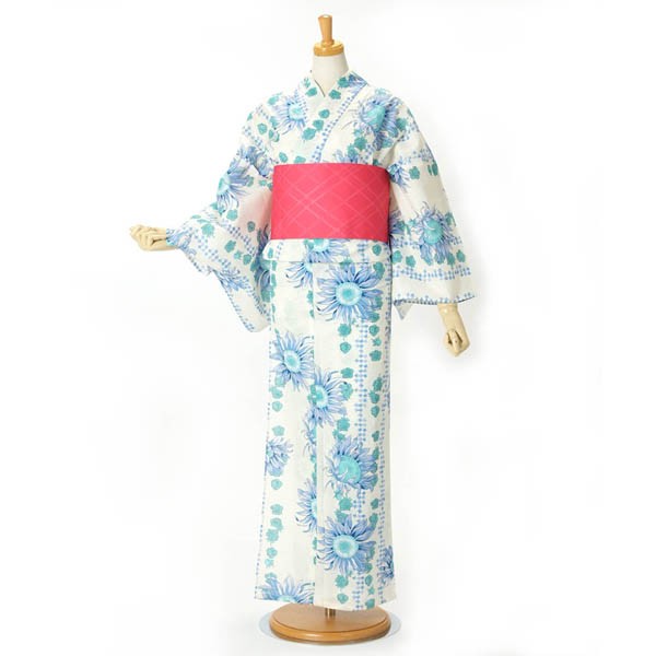 浴衣 JUN AMI MISAKO 単品 綿 紺 : 着物通販 きもの山喜 - 通販