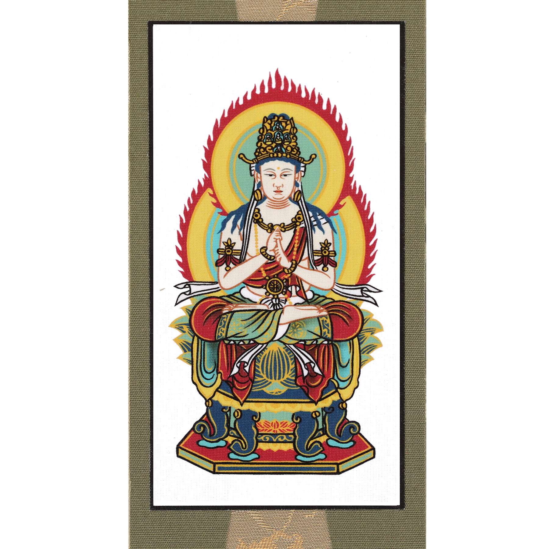 神棚 神具 仏具 やまこう 仏具 スタンド掛け軸 クリスタル 大 大日如来